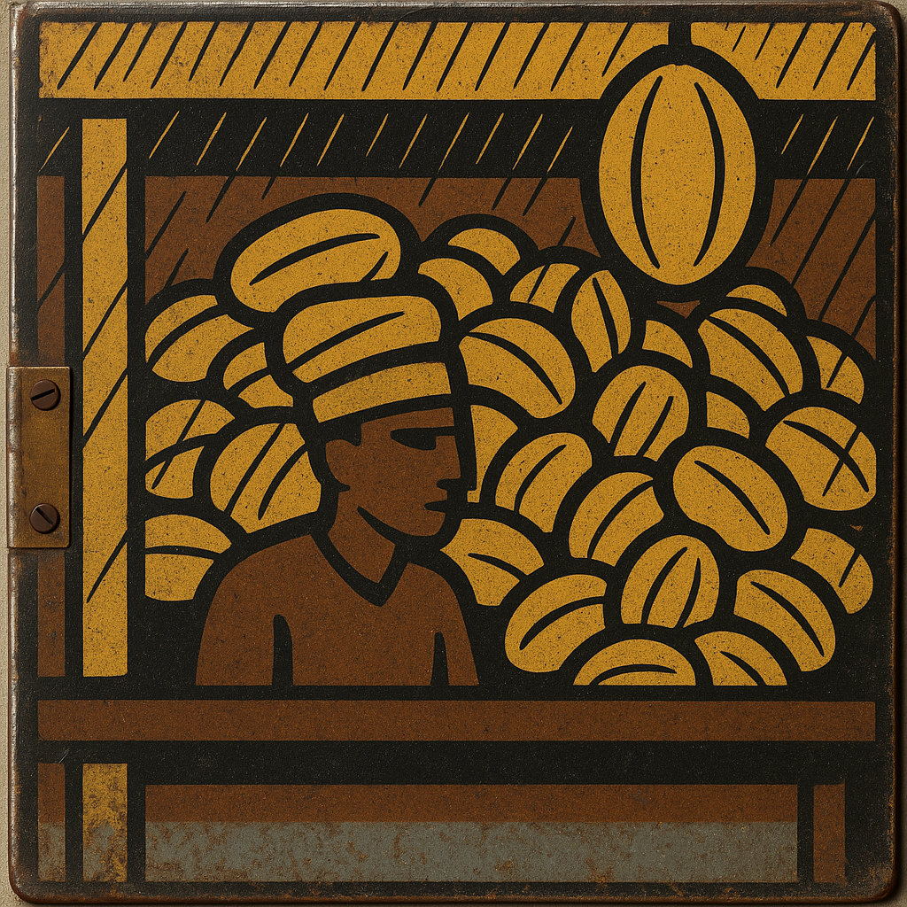 Stall Crop on a Cabinet Door