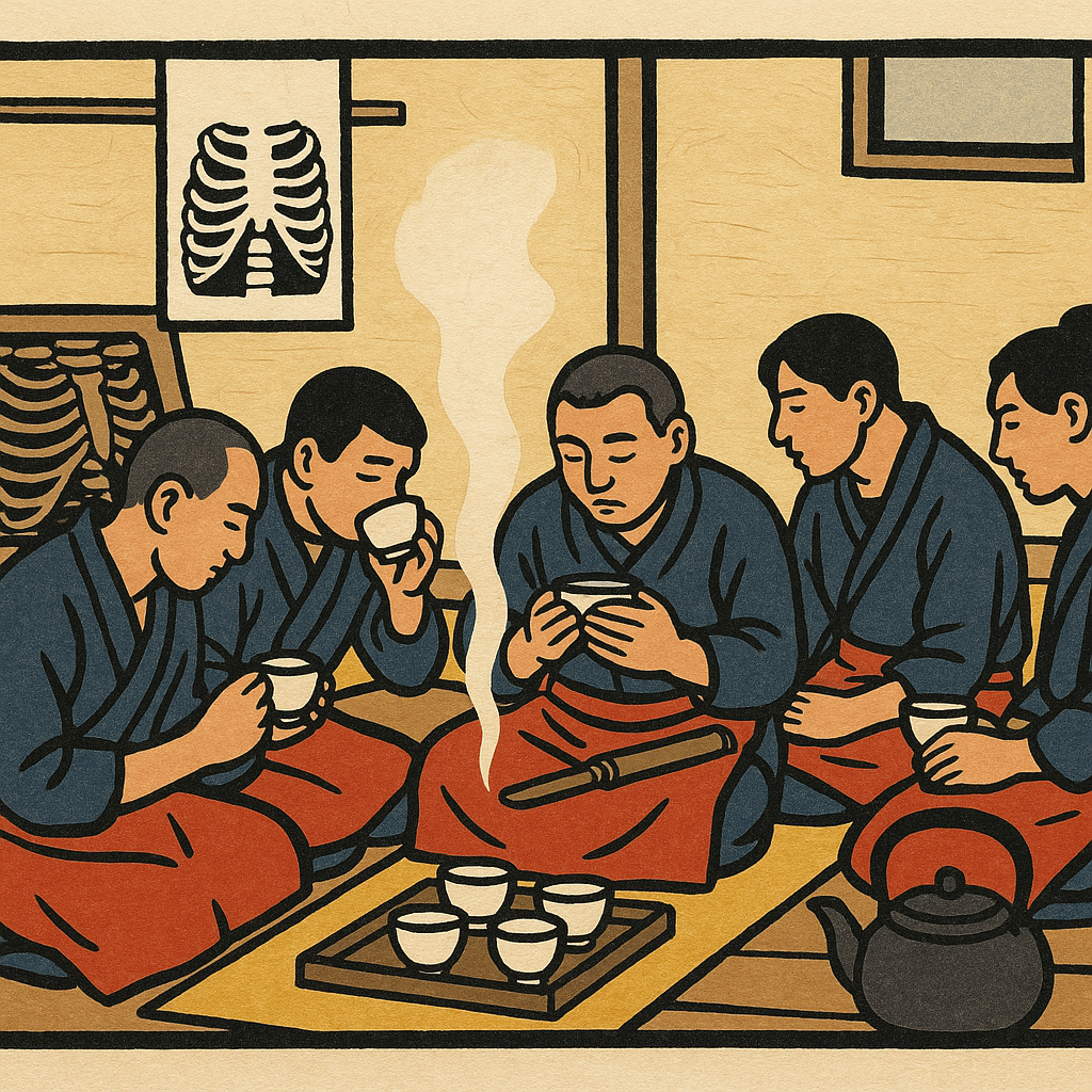 Tea Break at the Rib Block (Nine Hands, Sheet II)