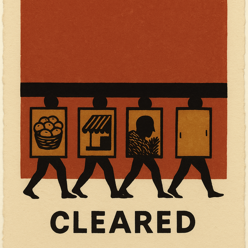 Clear (Door Figures, Five Panels)