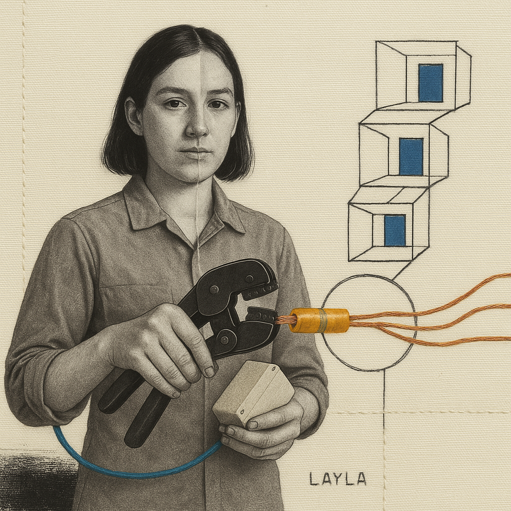 Layla Crimps the Join; Three Rooms Continue