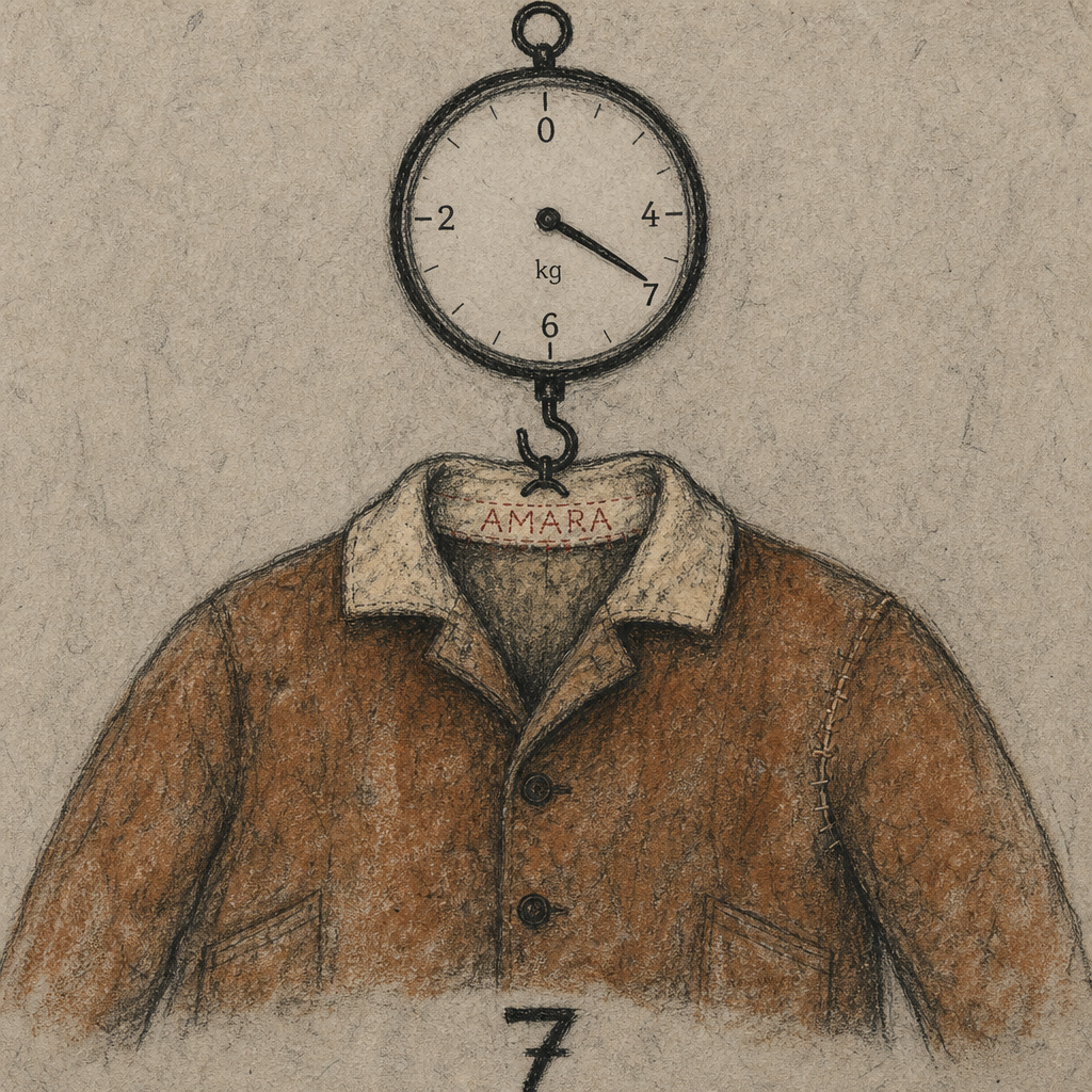 The Coat Fills the Weight Line
