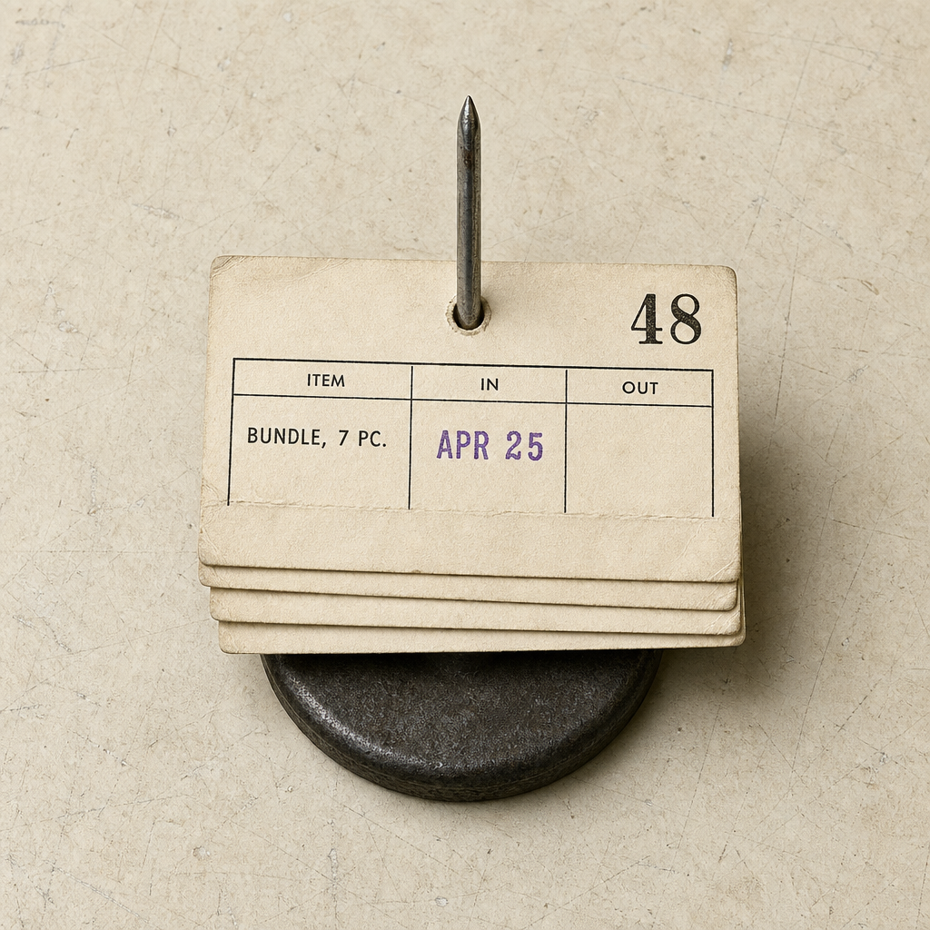 The Spike Holds Forty-Eight; the OUT Column Stays Blank