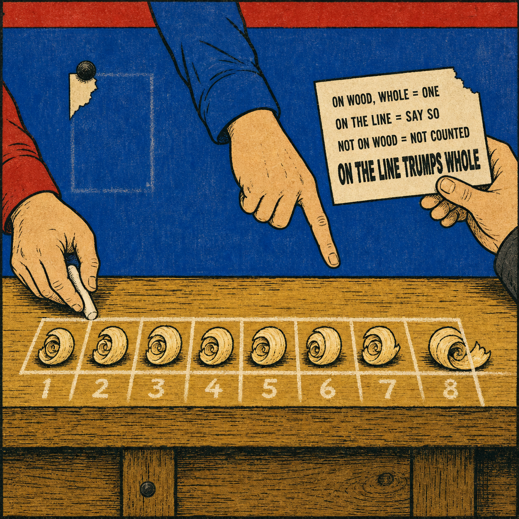 The Card Leaves the Wall Counting (Nine Hands, Sheet XI)