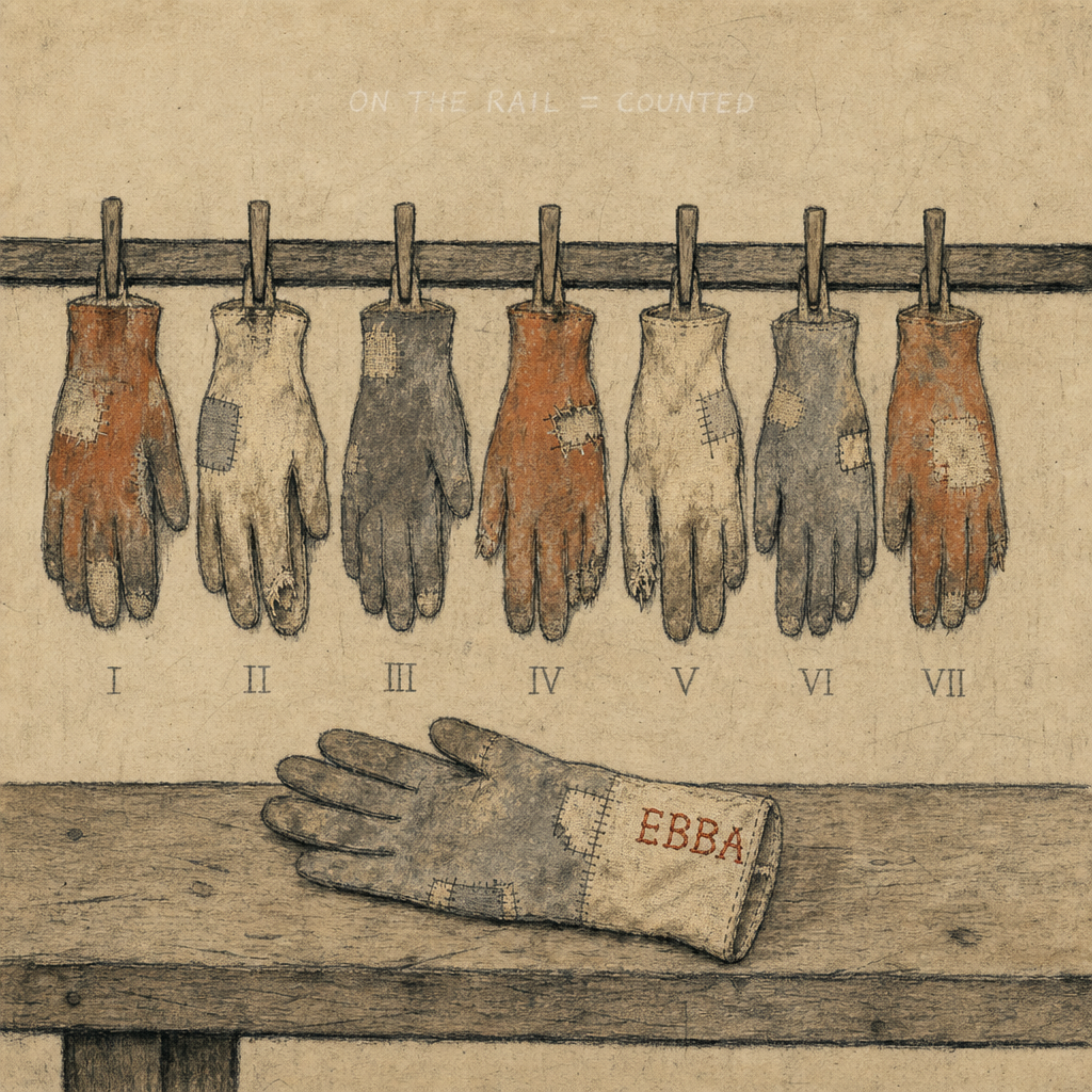 Seven Gloves; the Rule Names the Eighth Off