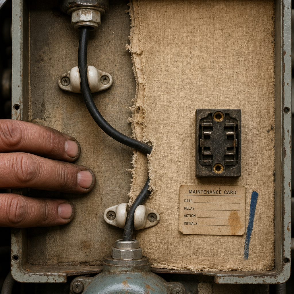 Visit Ten: Return Wire Across the Empty Relay Seat